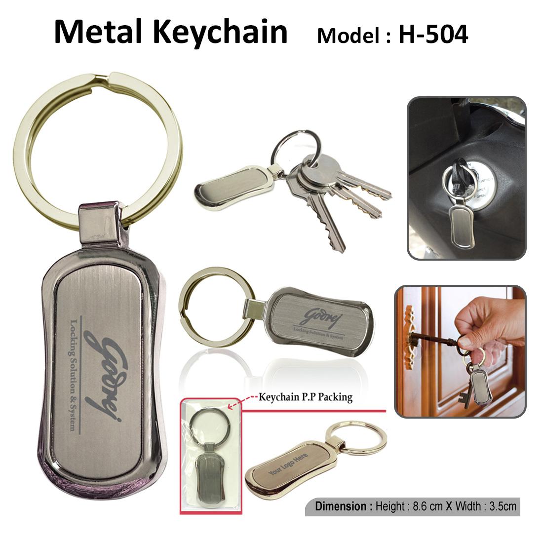 Curve Shape Metal Keychain Curve Shape Metal Keychain