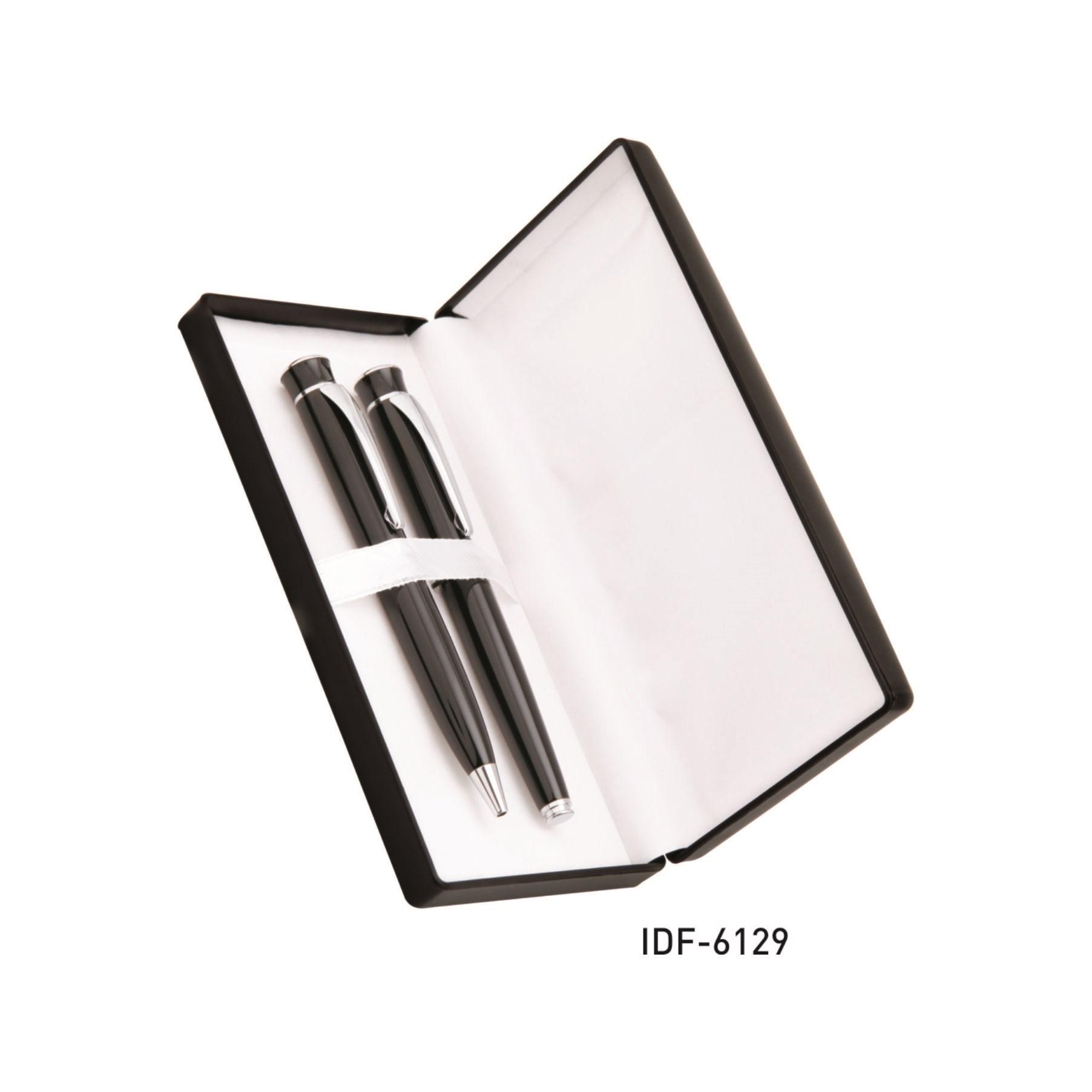 Set Of Two Black Pens With Silver