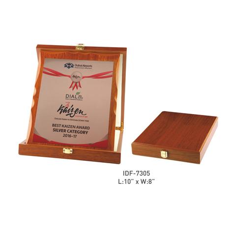 Award With Wooden Box