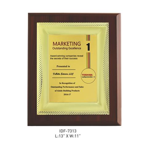 Custom Wooden Trophy