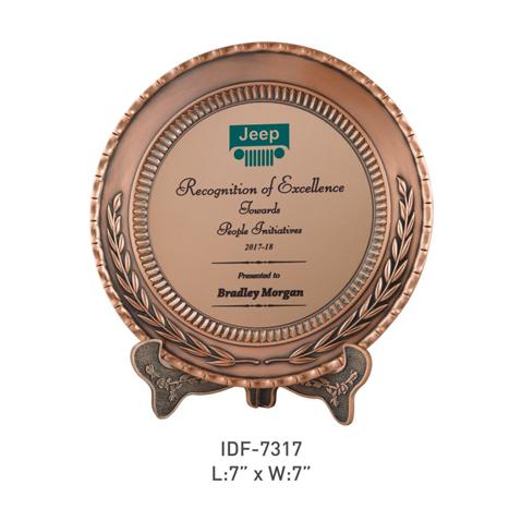 Round Shape Metal Award