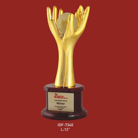 Hands With Globe Designed Award 