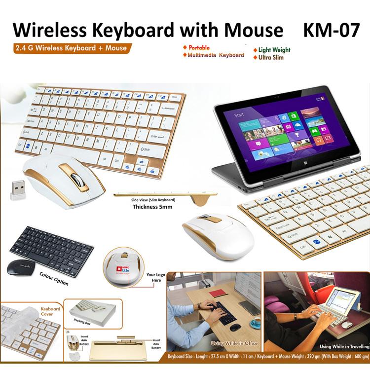 Wireless Keyboard With Mouse