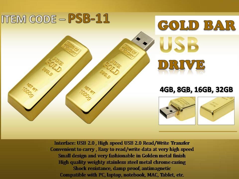Gold Bar USB Drive