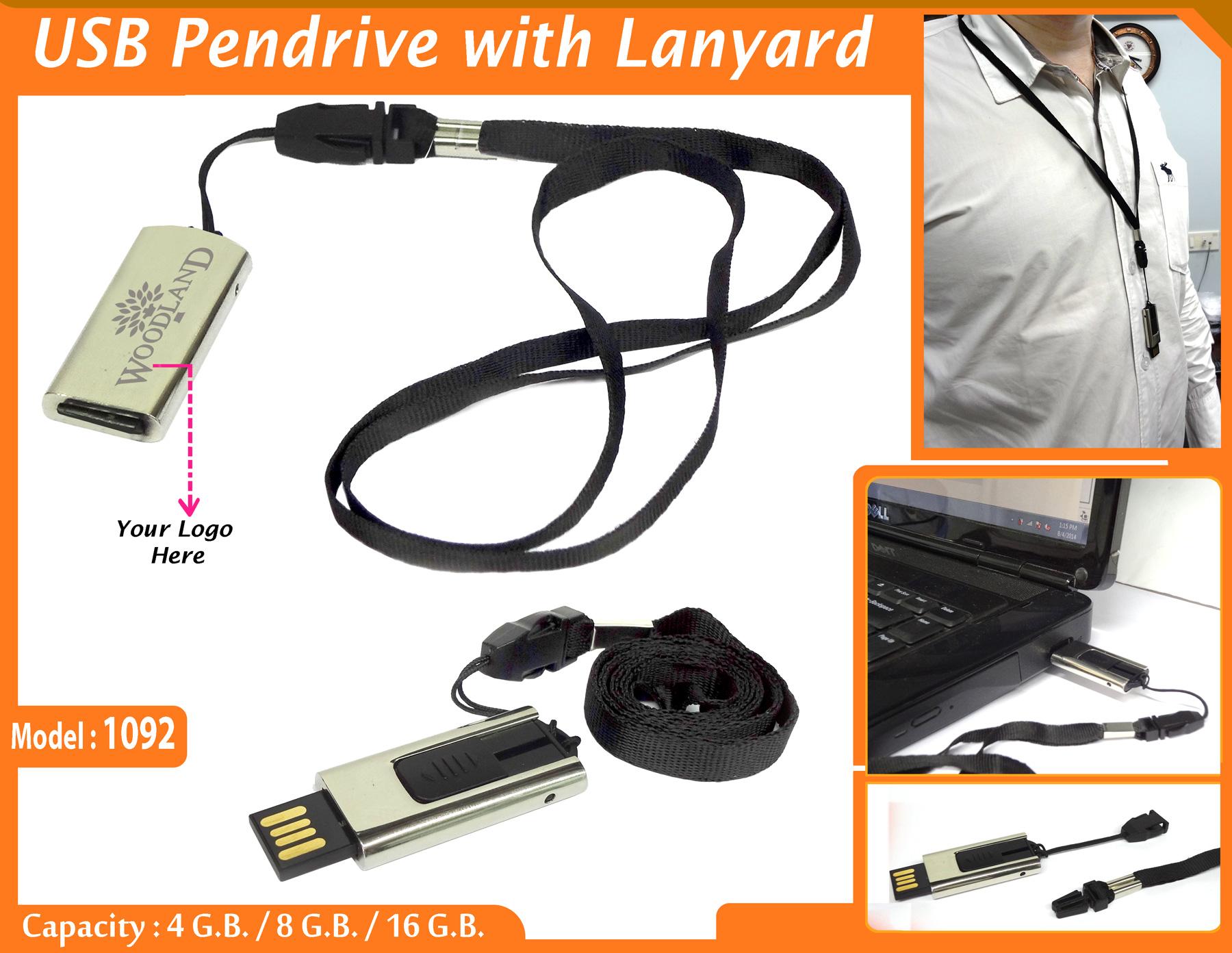 USB Pendrive With Lanyard
