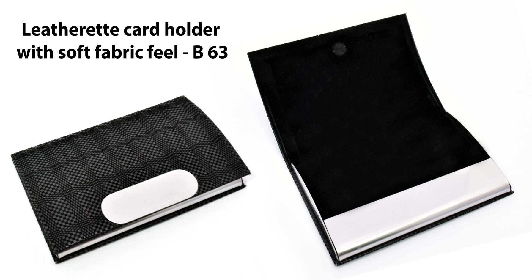 Leatherette Card Holder