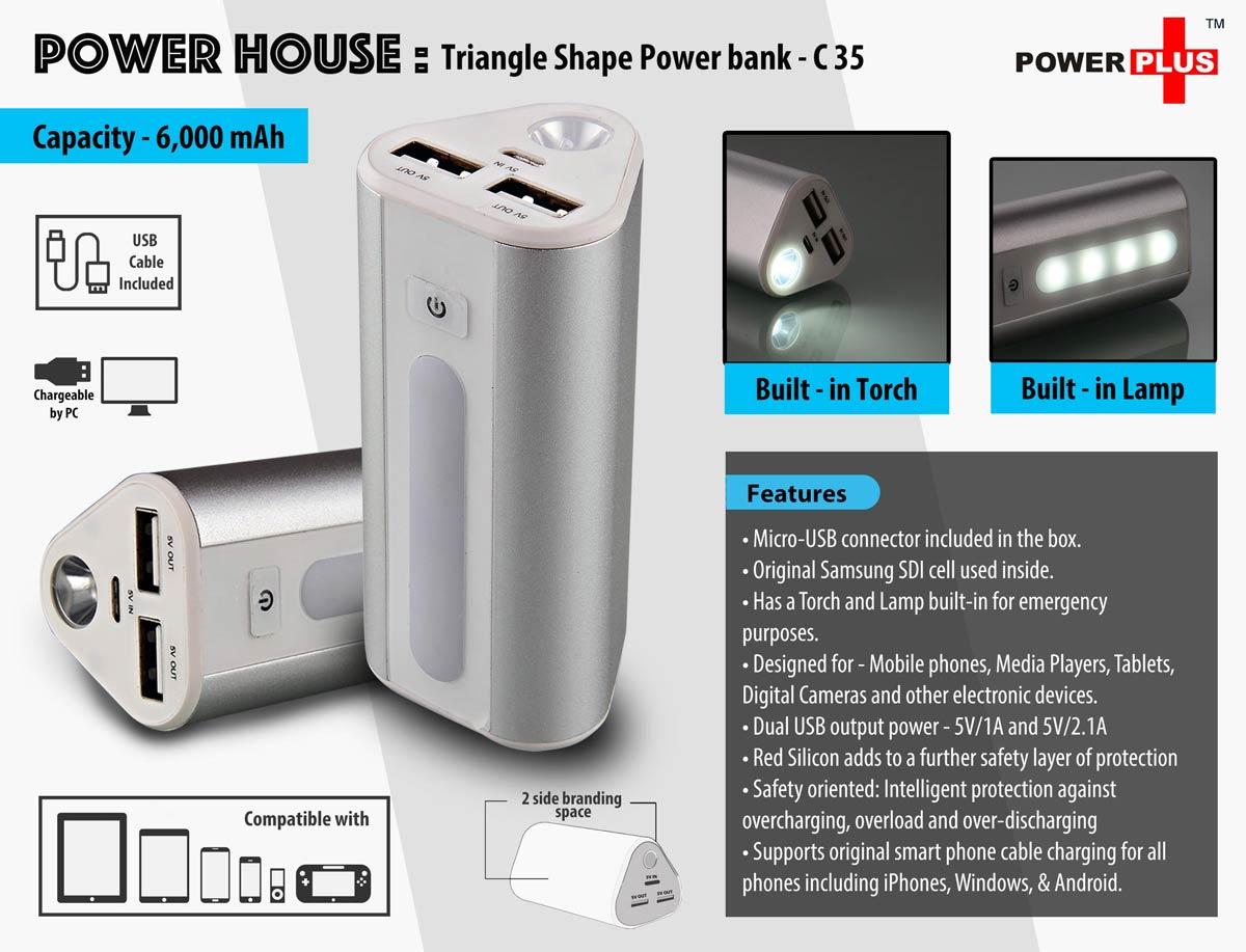 Triangle Shape Powerbank
