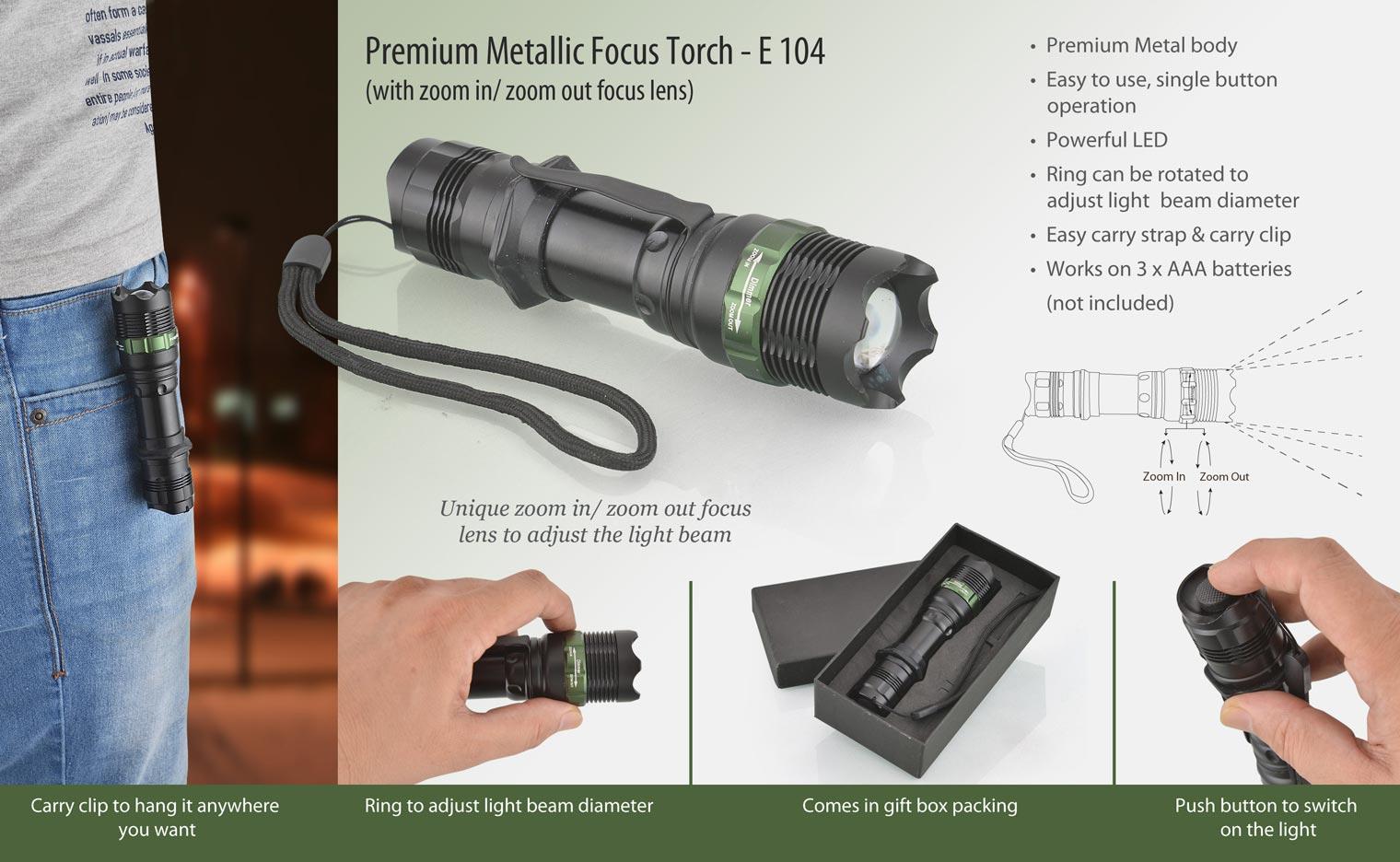 Metallic Focus Torch