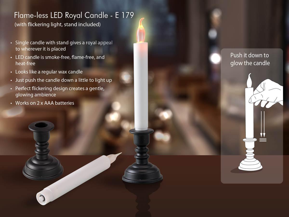 Flameless LED Royal Candle