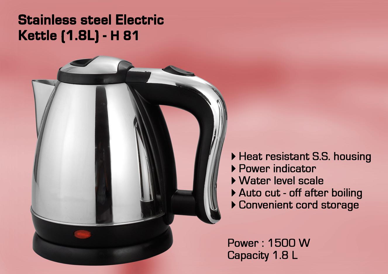 Stainless Steel Electric Kettle