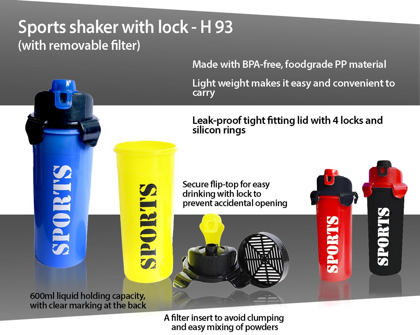 Sports Shaker With Lock
