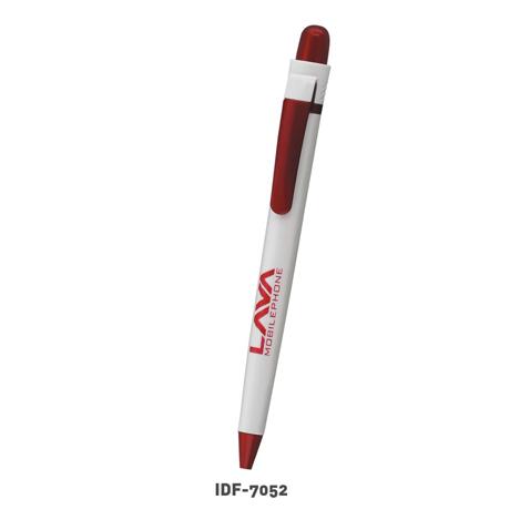 Maroon Jumbo Clickable Triangle Pen