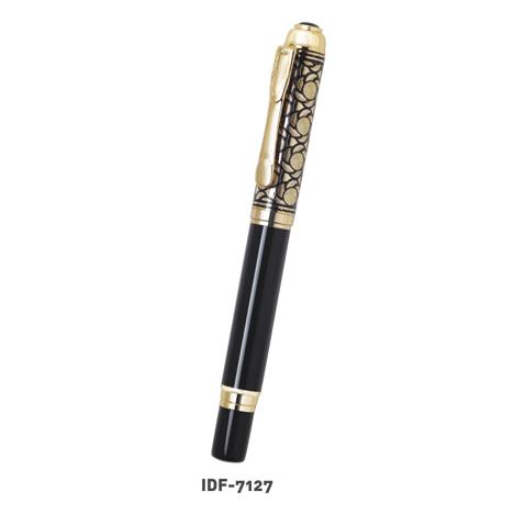 Jumbo Gold Designed Laser Shape Metal Pen