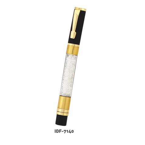 GOld With Bottle Designed Metal Pen