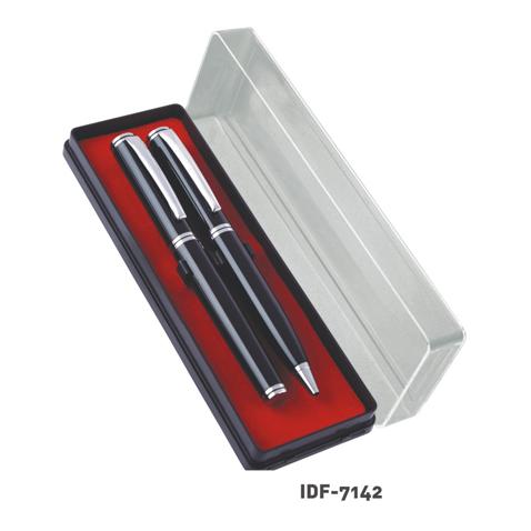 Two In One Dark Blue Metal Pen