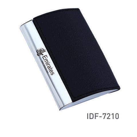 Curve Shape Metal End Card Holder